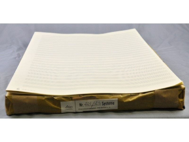 STAR NOTENSCHREIBPAPIERE A3 24 Portees