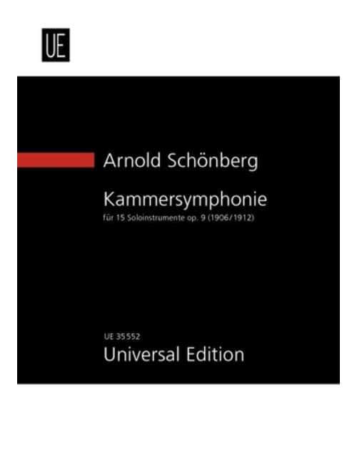 UNIVERSAL EDITION SCHÖNBERG - CHAMBER SYMPHONY NO. 1 OP. 9 - 15 SOLO INSTRUMENTS
