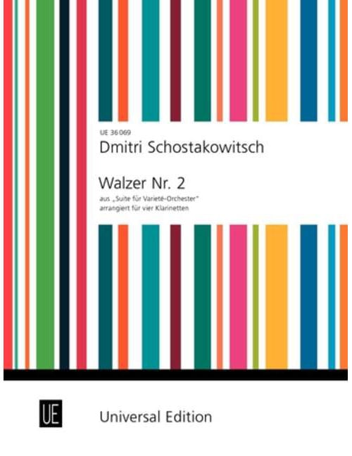 UNIVERSAL EDITION CHOSTAKOVITCH D. - SECOND WALTZ FROM 
