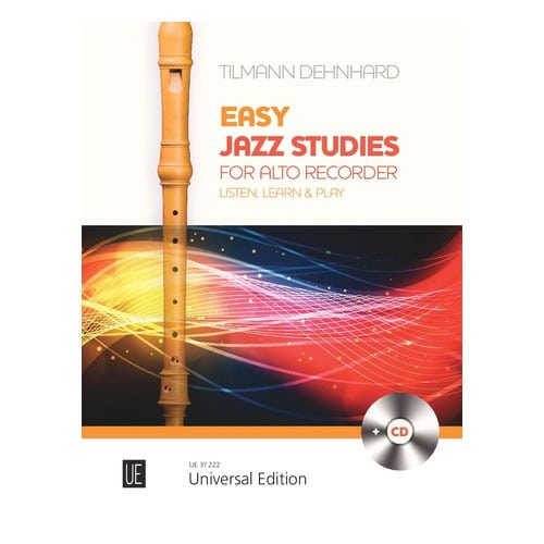 UNIVERSAL EDITION DEHNHARD - EASY JAZZ STUDIES - ALTO FLUTE A BEC WITH CD
