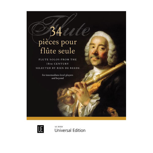 UNIVERSAL EDITION 34 PIECES POUR FLUTE SEULE