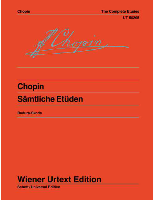 WIENER URTEXT EDITION Chopin - Etudes Op. 10 + 25 - Piano