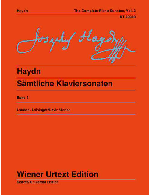 WIENER URTEXT EDITION HAYDN - L'INTÉGRALE DES SONATES POUR PIANO - PIANO