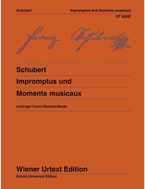 WIENER URTEXT EDITION SCHUBERT - IMPROMPTUS AND MOMENTS MUSICAUX - PIANO