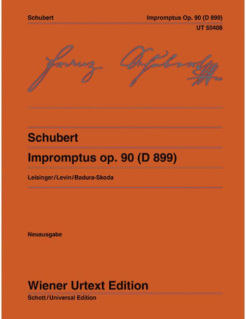 WIENER URTEXT EDITION SCHUBERT - IMPROMPTUS OP. 90 D 899 - PIANO