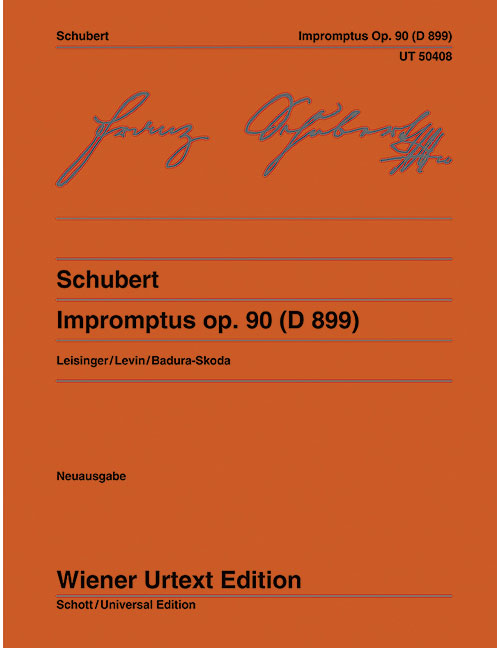 WIENER URTEXT EDITION SCHUBERT - IMPROMPTUS OP. 90 D 899 - PIANO