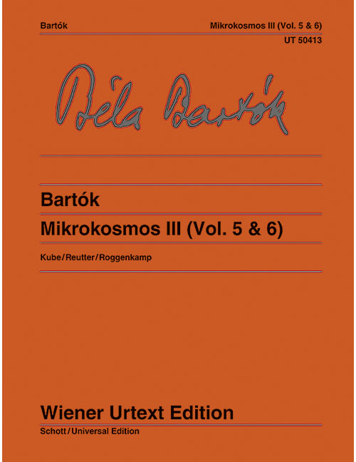 WIENER URTEXT EDITION BARTÓK - MIKROKOSMOS - PIANO
