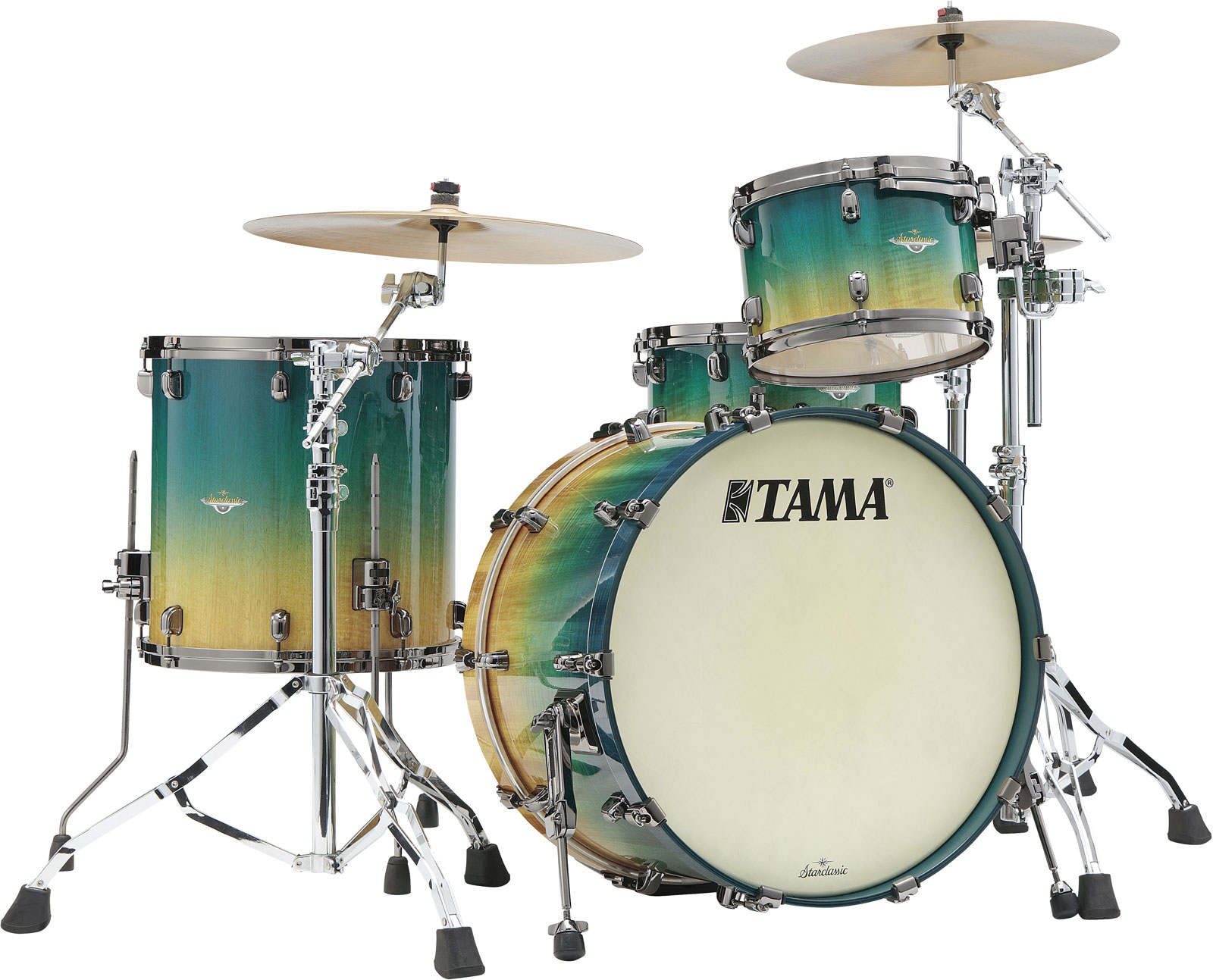 TAMA Me32Czbs-Vmmf - Starclassic Maple Black Nickel Shell Hardware