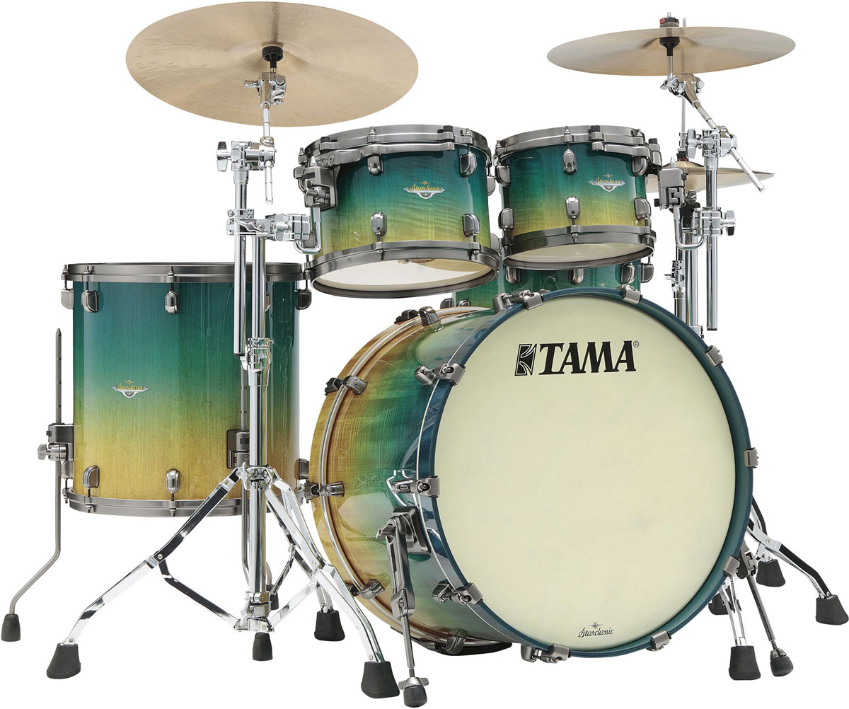 TAMA Me42Tzus-Vmmf - Starclassic Maple Smoked Black Nickel Shell Hardware