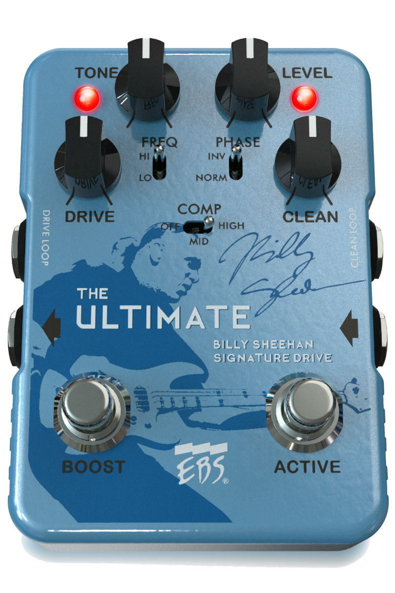 EBS OVERDRIVE BASSE SIGNATURE BILLY SHEEHAN ULTIMATE