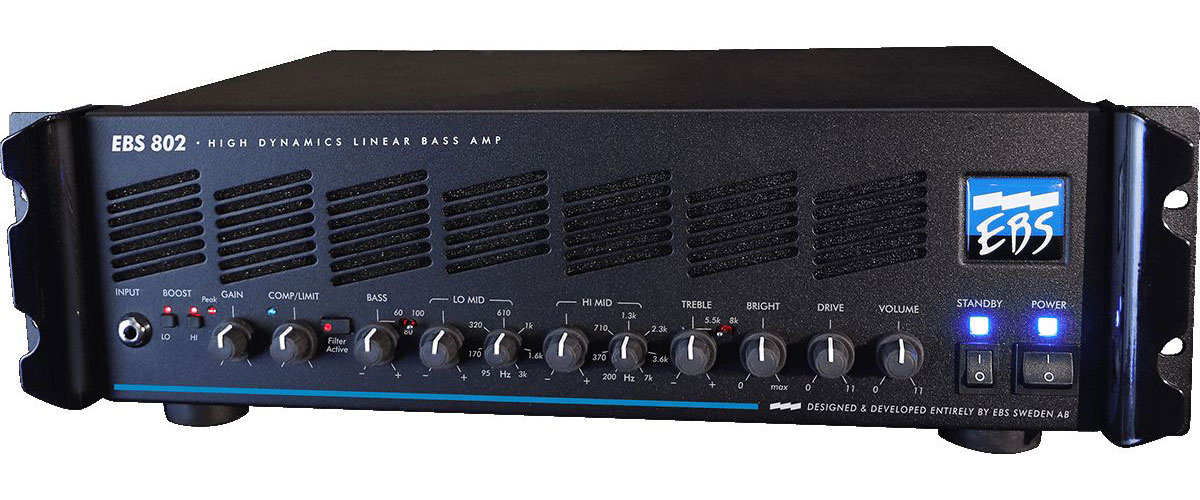 EBS 802HD BASS AMP HEAD 750 W 2 OHMS