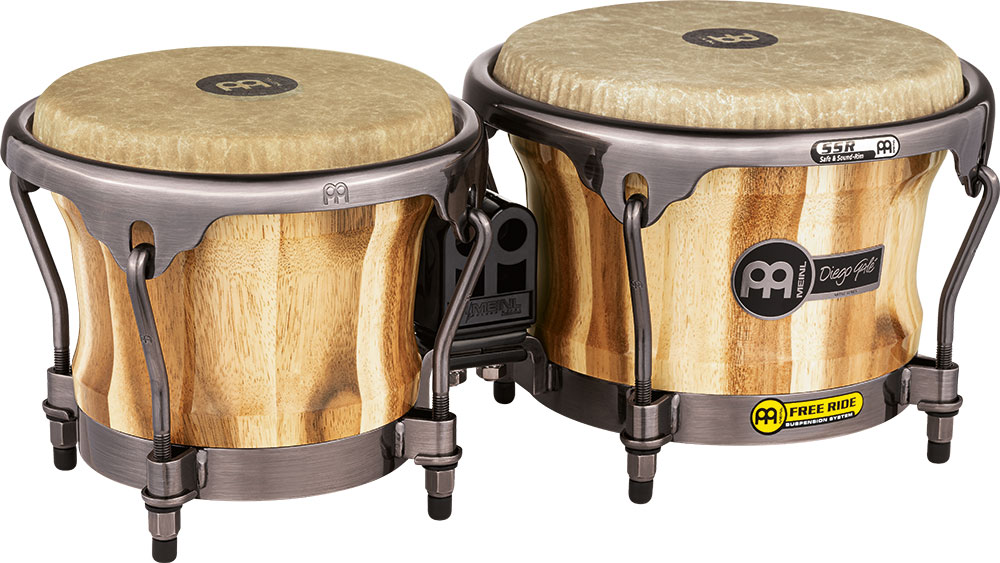 MEINL PERCUSSION ARTIST SERIES BONGO DIEGO GALE, REMO FIBERSKYN - DGR400CW