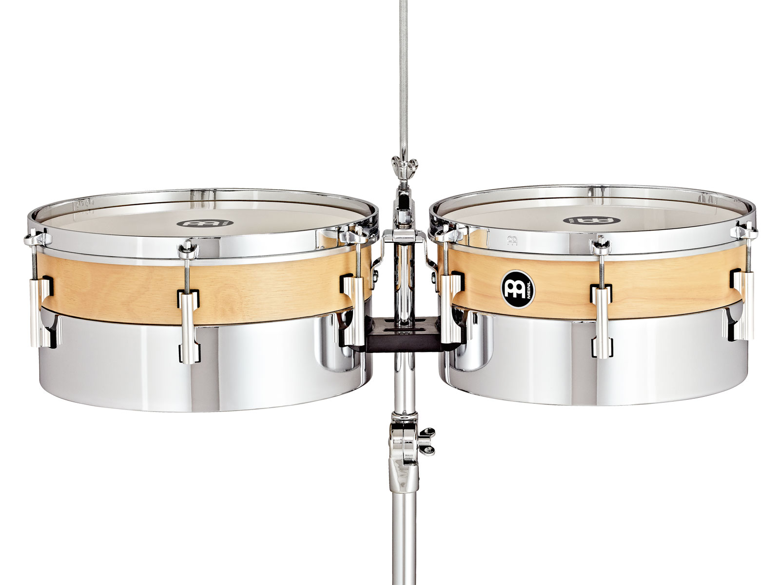 MEINL HYT1314 Timbales Latine Hybride 13/14 Chene Acier