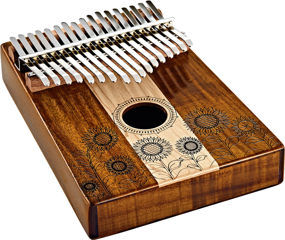 SONIC ENERGY Sonic Energy Sound Hole Kalimba 17 Notes Maple And Acacia