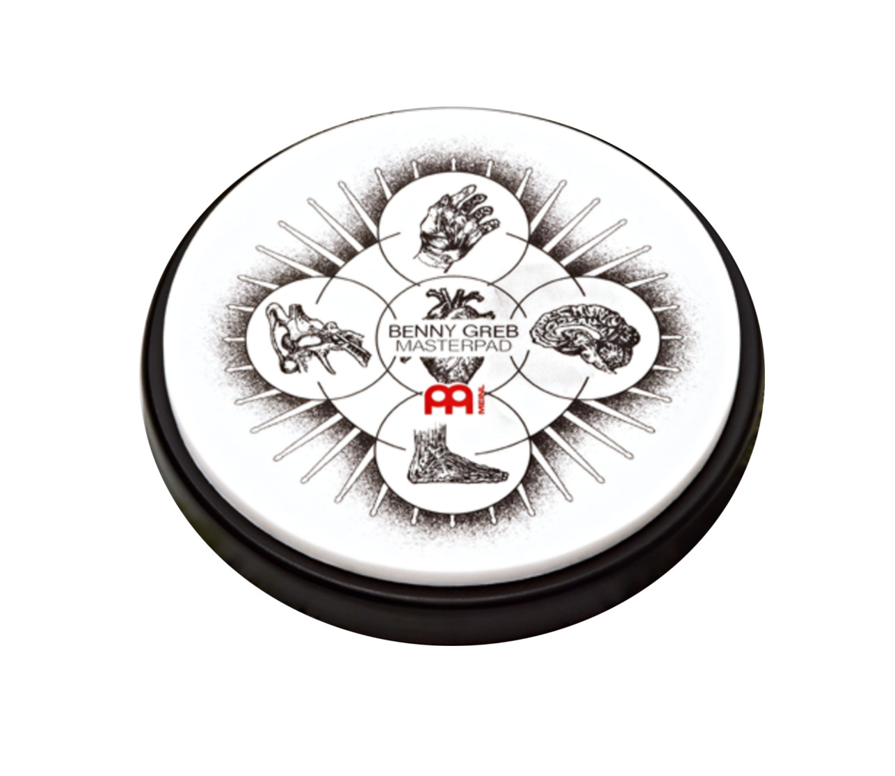 MEINL MPP-6-BG - Pad D'entrainement 6