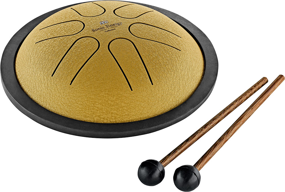 SONIC ENERGY SONIC ENERGY MINI STEEL TONGUE DRUM, GOLD, B MAJOR - MSTD3G