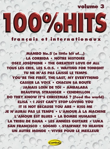 CARISCH 100 % HITS VARIETES VOL.3 - PVG