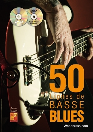 PLAY MUSIC PUBLISHING TAUZIN B. - 50 LIGNES DE BASSE BLUES + CD