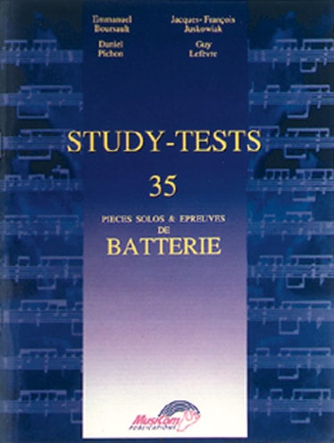 CARISCH STUDY-TESTS - 35 PIECES SOLOS & EPREUVES DE BATTERIE