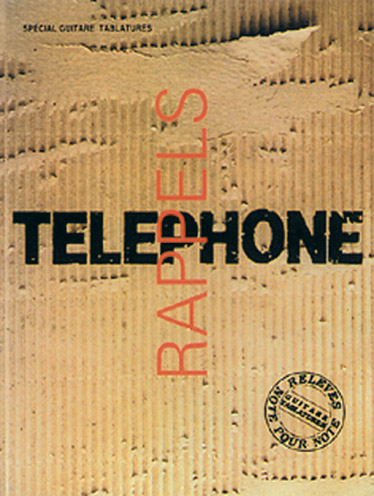 CARISCH Telephone Rappels - Guitare Tab