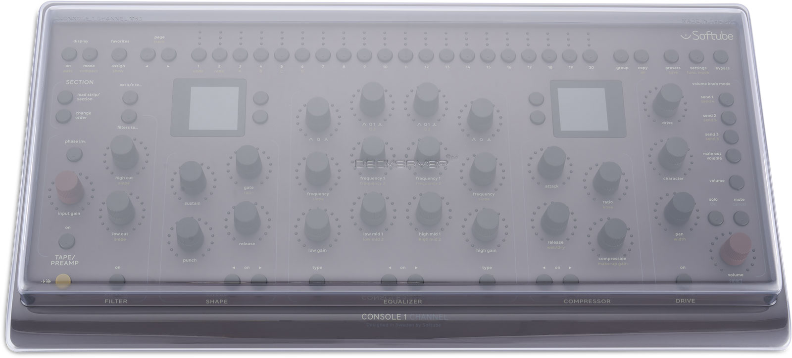 DECKSAVER Softube Console 1 ChanneL MK3 Cover