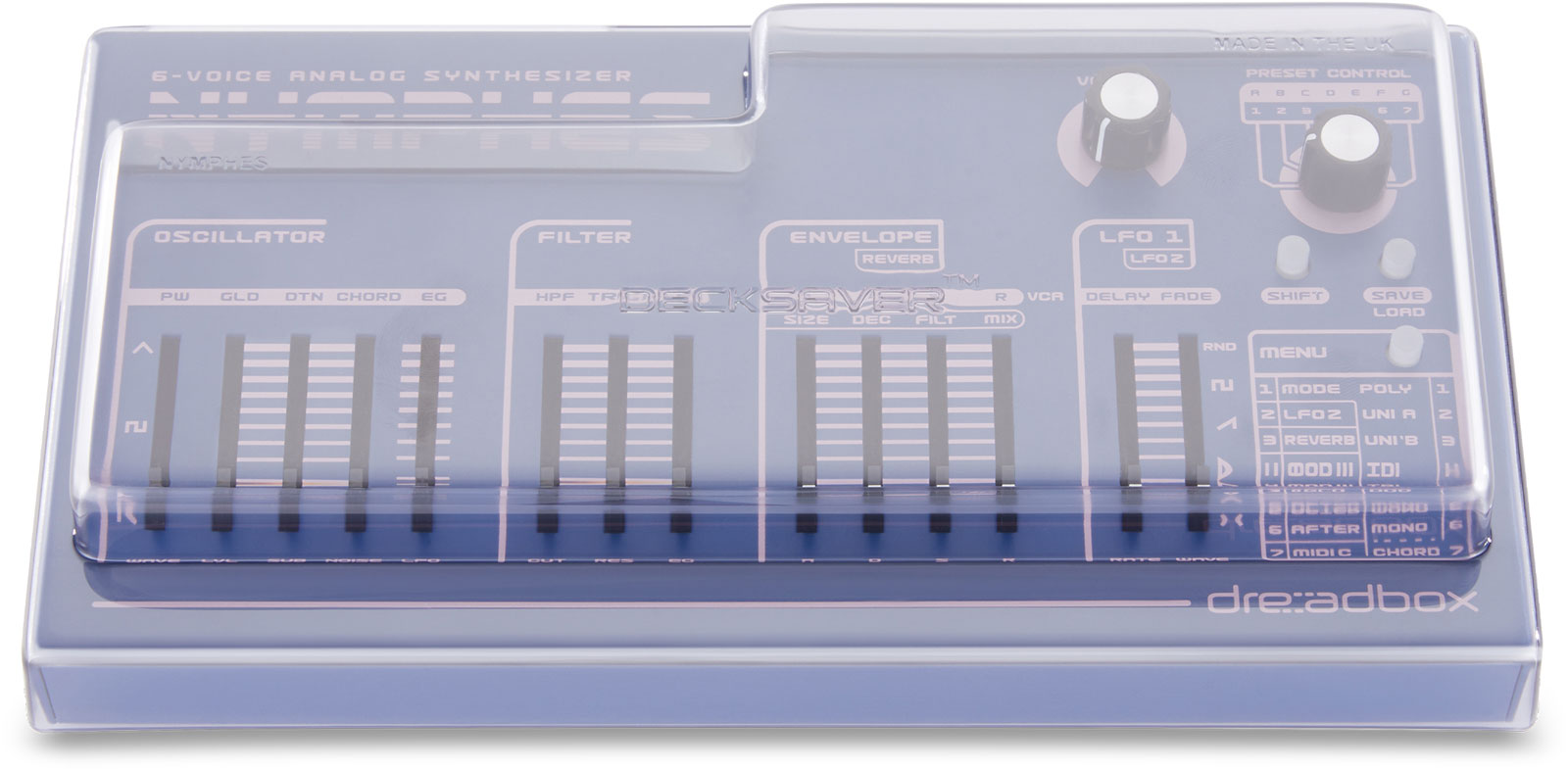 DECKSAVER Dreadbox Nymphes Cover