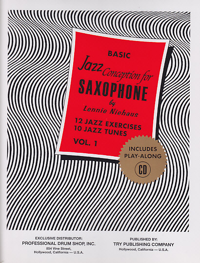 CARL FISCHER NIEHAUS LENNIE - BASIC JAZZ CONCEPTION VOL. 1 - SAXOPHONE 