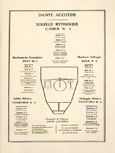EDITIONS AGOSTINI Agostini - Solfege Rythmique Vol.5