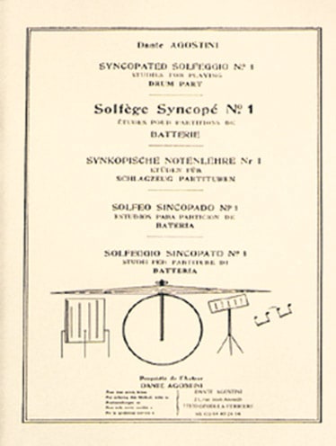 EDITIONS AGOSTINI AGOSTINI - SOLFEGE SYNCOPE VOL. 1