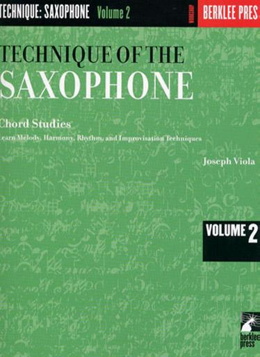 BERKLEE VIOLA JOSEPH - TECHNIQUE OF THE SAXOPHONE VOL.2
