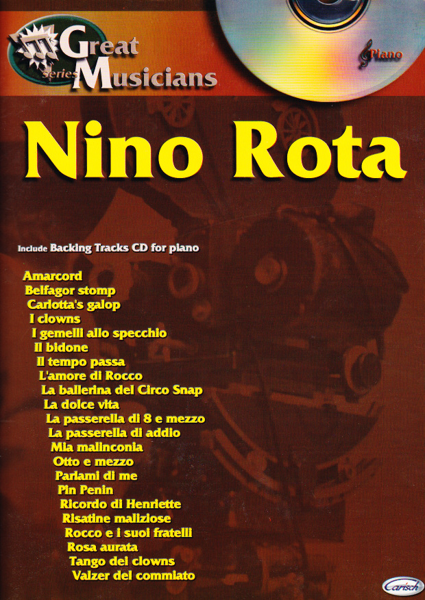 CARISCH GREAT MUSICIANS - NINO ROTA - PIANO