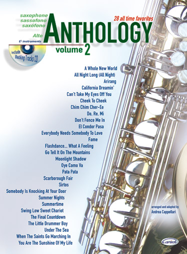 CARISCH CAPPELLARI A. - ANTHOLOGY VOL.2 + CD - SAXOPHONE ALTO
