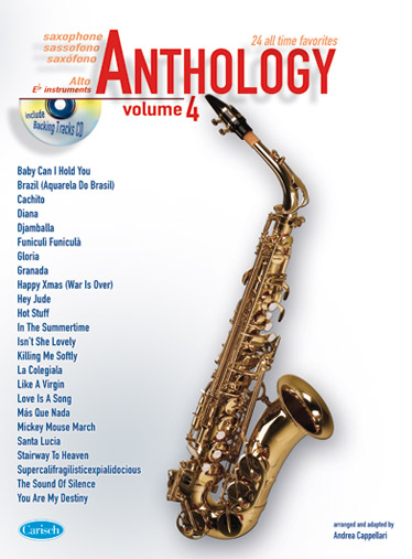 CARISCH CAPPELLARI ANDREA - ANTHOLOGY VOL.4 + CD - ALTO SAX 