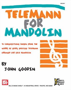 MEL BAY TELEMANN GEORGE PHILIPP - TELEMANN FOR MANDOLIN - MANDOLIN