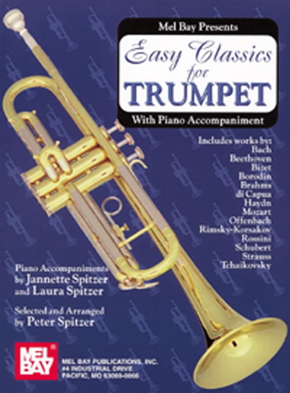  Spitzer Peter - Easy Classics For Trumpet - With Piano Accompaniment - Trumpet