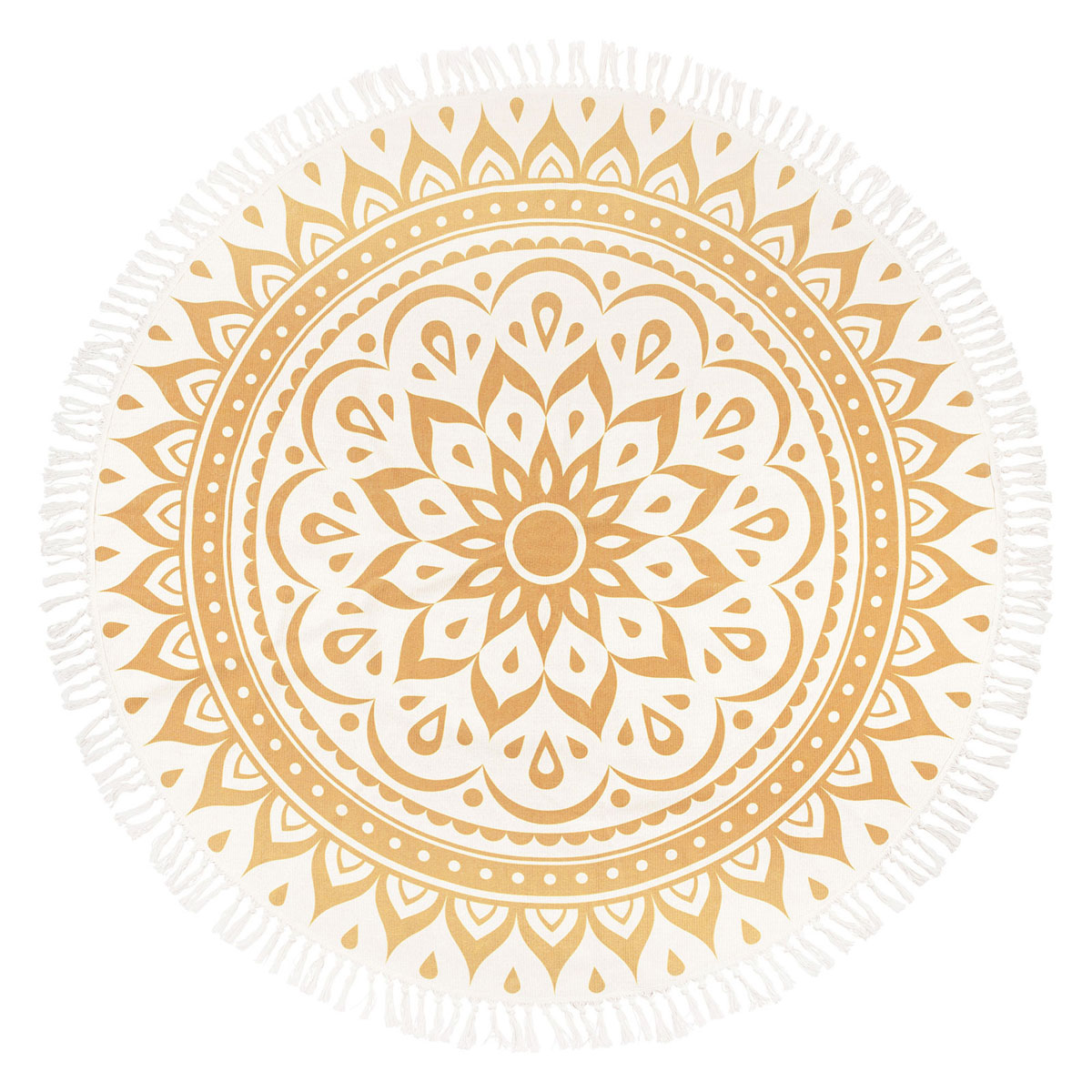 SONIC ENERGY SONIC ENERGY MEDITATION RUG, VINTAGE GOLD