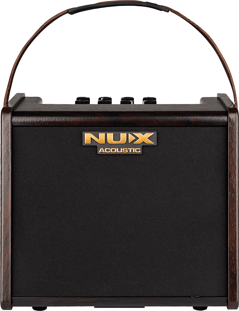 NUX 25 WATT ACOUSTIC AMP ON 2 CHANNEL BATTERY + EFFECTS