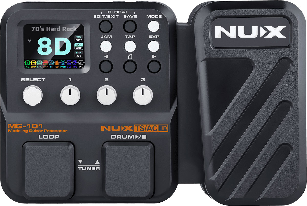 Nux MG101 - Multi effects for guitars | Woodbrass​