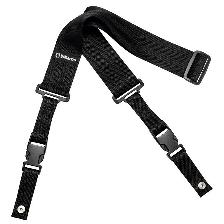 DIMARZIO CLIPLOCK NYLON EXTRA SHORT NOIR DD2200BKS 