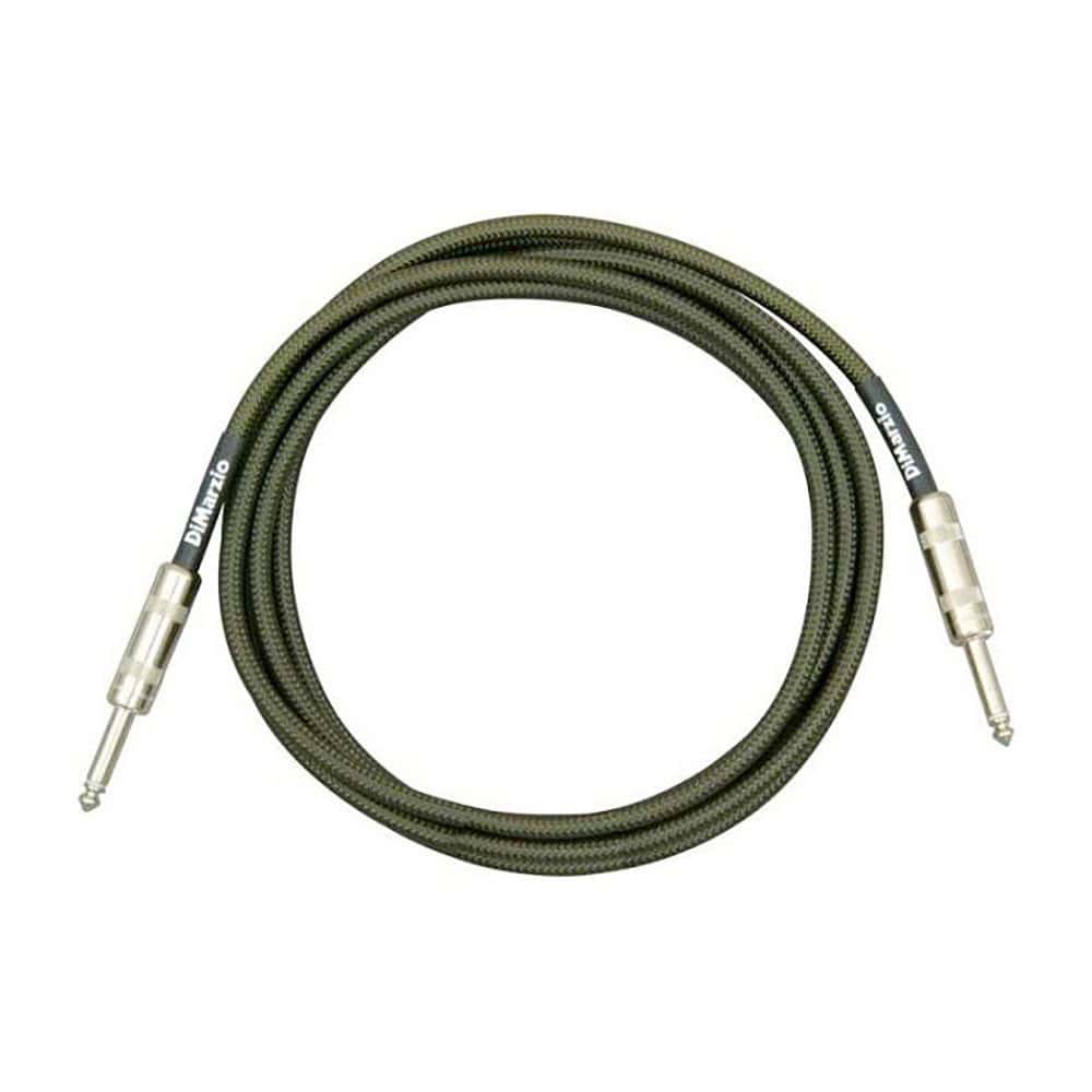 DIMARZIO EP1715SSMG CABLE JACK 4,5M VERT MILITARE