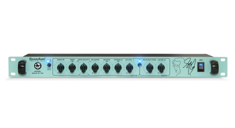 TECH21 GEDDY LEE SIGNATURE SANSAMP GED-2112 PREAMPLI POUR BASSE FORMAT RACK 1U