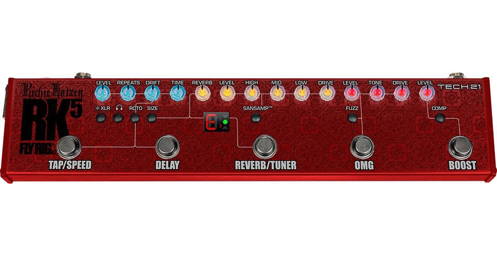 TECH21 RICHIE KOTZEN RK5 SIGNATURE FLY RIG V2 MULTI-EFFECT PEDAL GUITAR