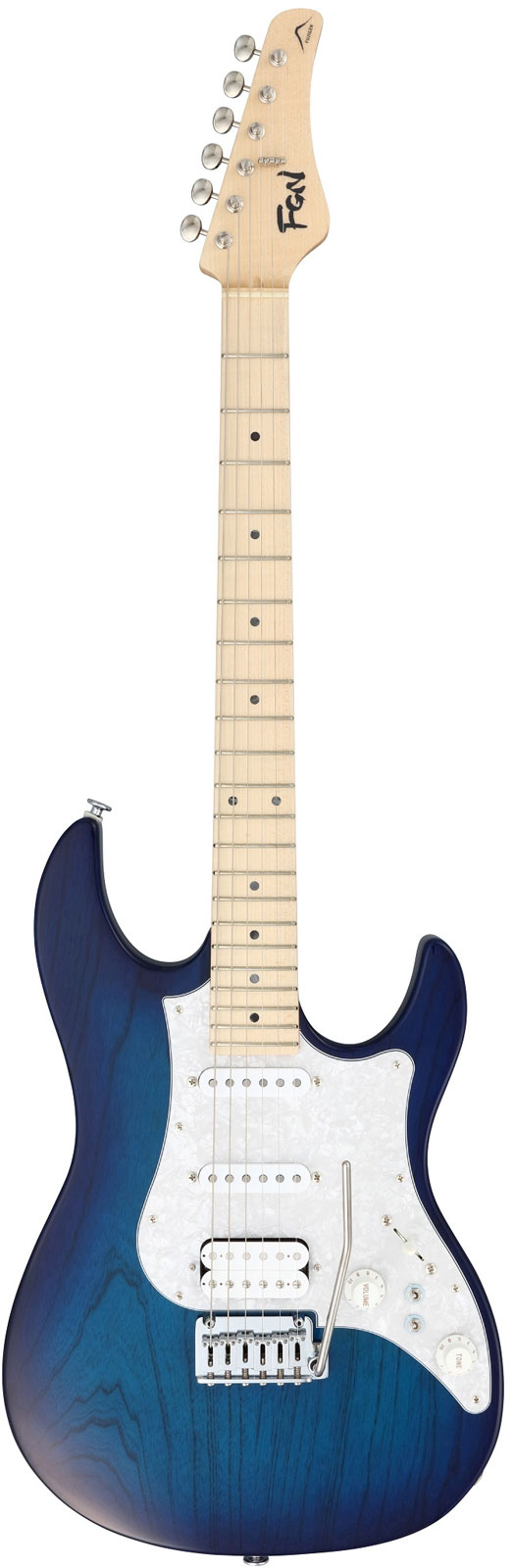 FGN GUITARS Eos2-Ash-M/Sbb Odyssey Expert Mn See-Thru Blue Burst