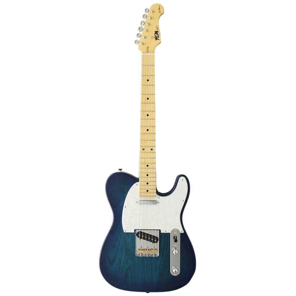 FGN GUITARS Neo Classic NTE100MAH-sbb See Thru Blue Burst