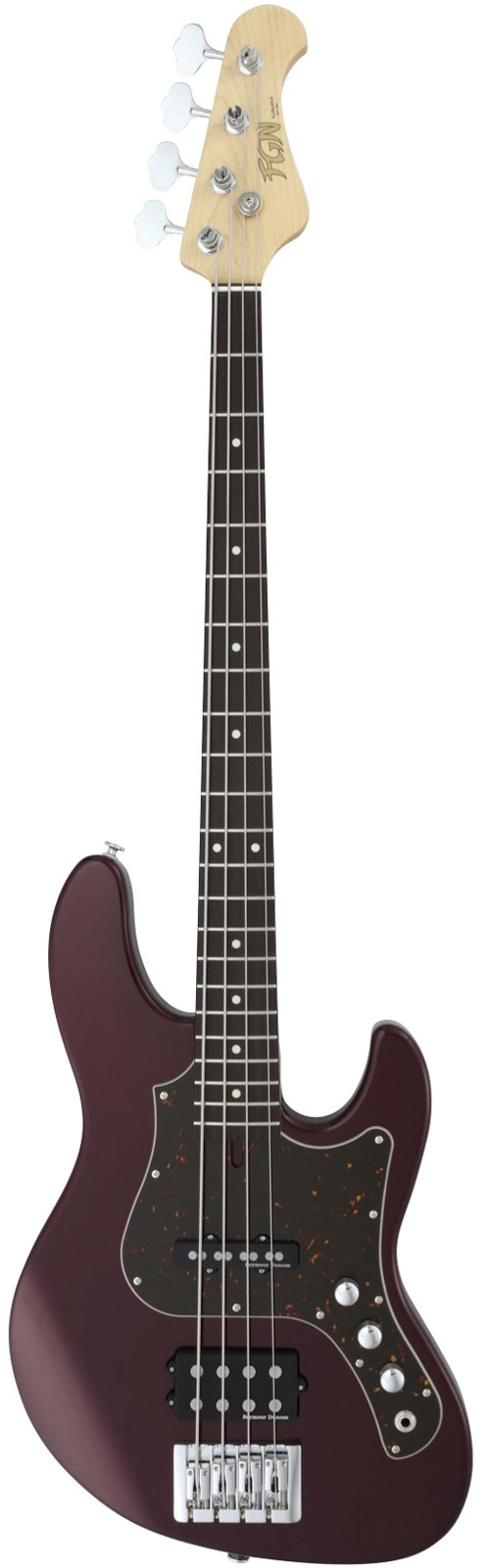 FGN GUITARS JMJ2alr/azm Myghty Jazz J-standard RW Azuki Metallic