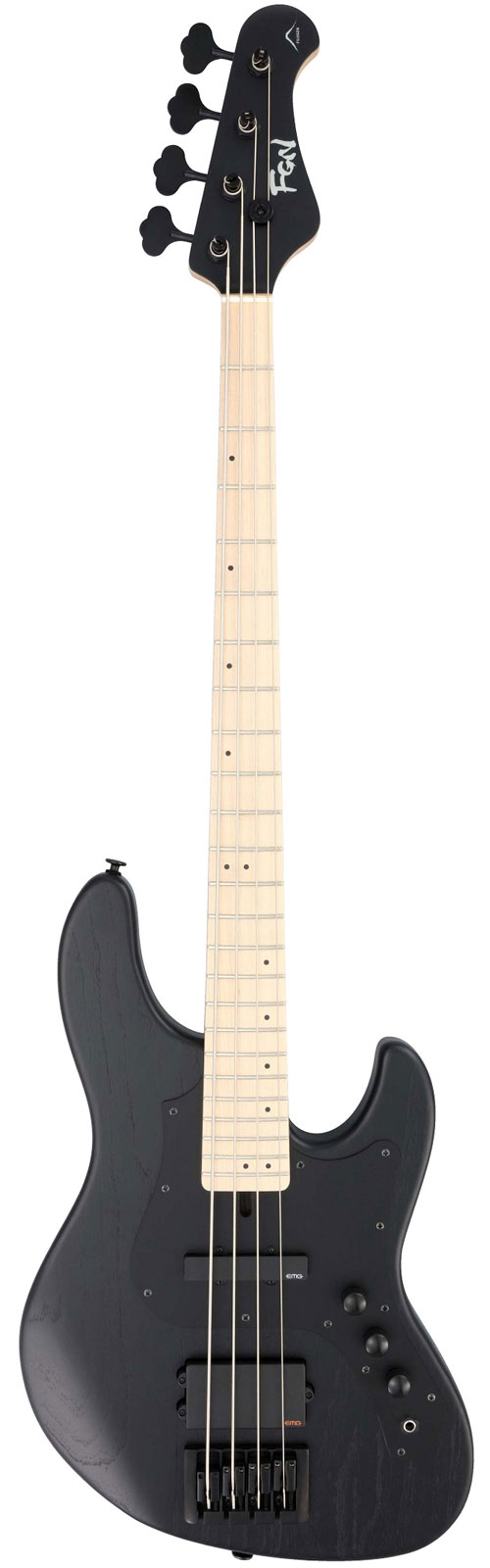 FGN GUITARS Mighty Jazz Jmj3-Ash-De-M/Opb Open Pore Black