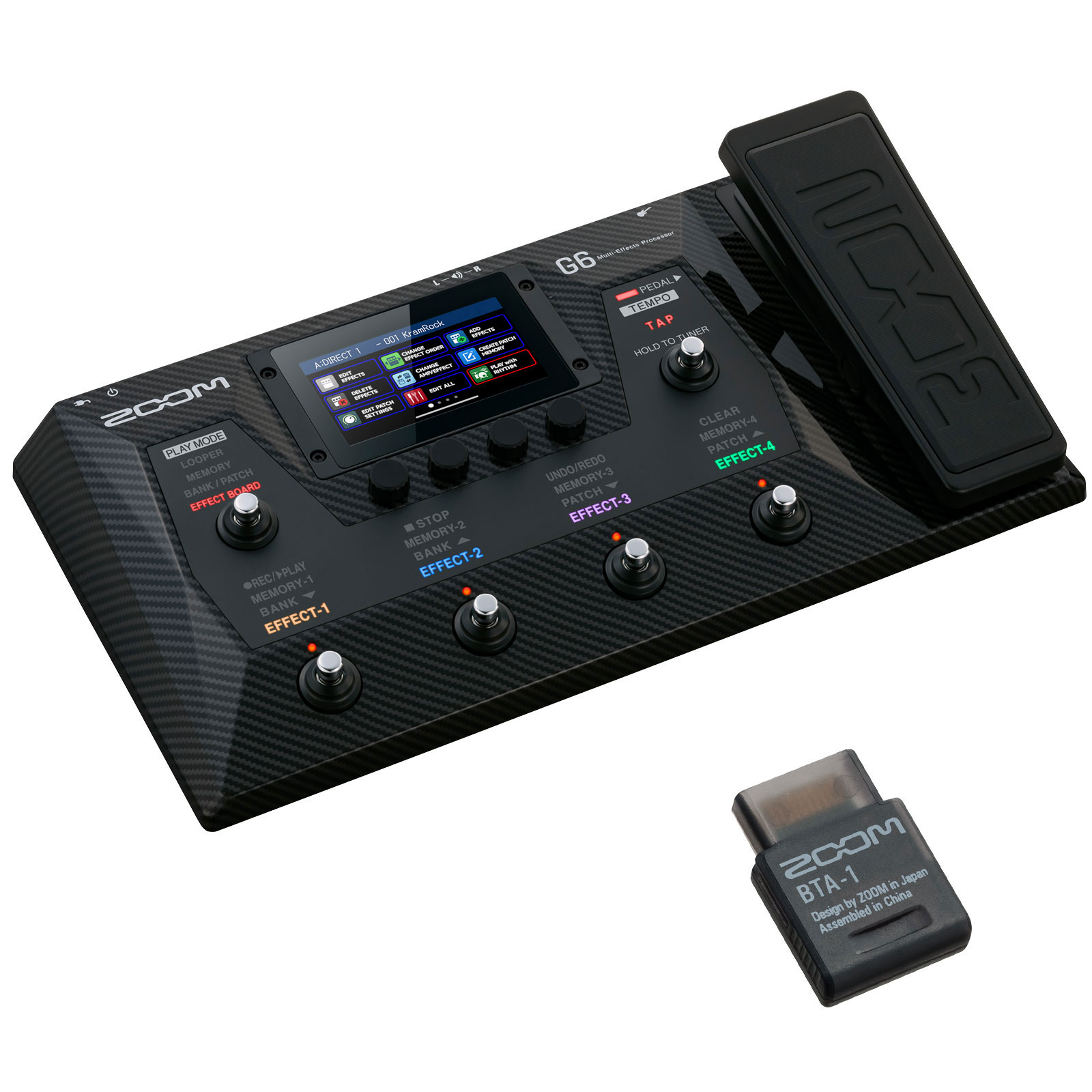 ZOOM G6 + Adaptateur Bluetooth BTA-1