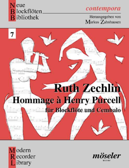 MOSELER ZECHLIN RUTH - HOMMAGE À HENRY PURCELL - SOPRANO- OR TENOR RECORDER AND HARPSICHORD