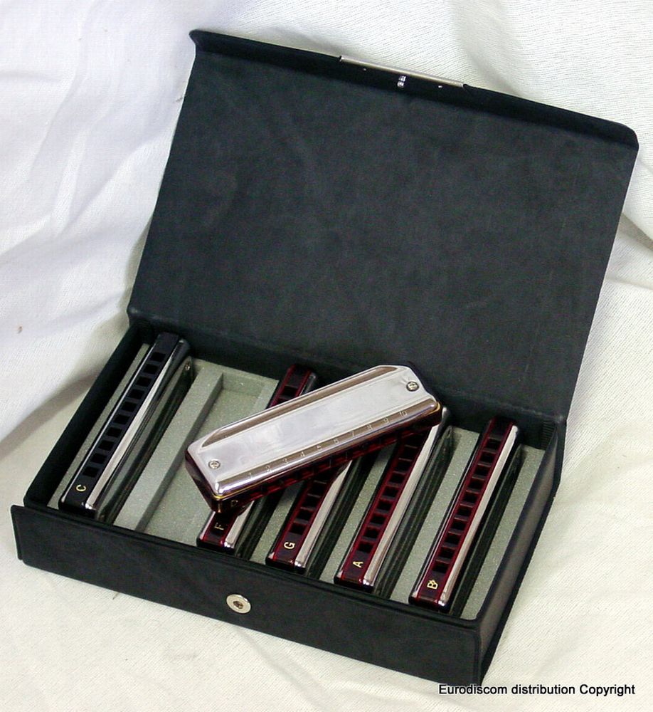 SUZUKI BLUEMASTER 6 HARMONICAS - 10 TROUS