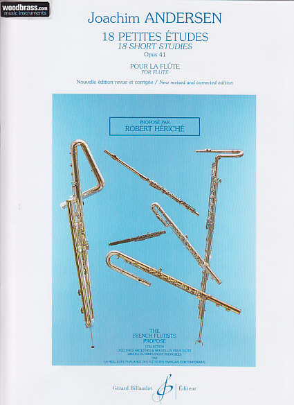 BILLAUDOT Andersen Joachim - 18 Petites Etudes Op.41 - Flute